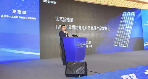 異質結光伏電池及組件技術賦能，連云港新能源產業投資推介會成功召開